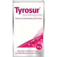 TYROSUR tyrothricin in fungi wound healing powder UK