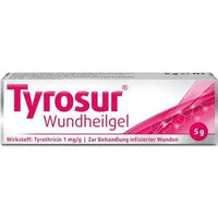 TYROSUR wound care Tyrothricin gel 5 g UK