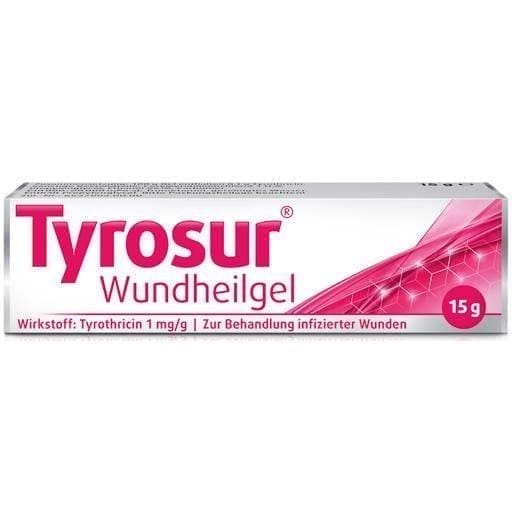 TYROSUR wound healing Tyrothricin gel 15 g UK