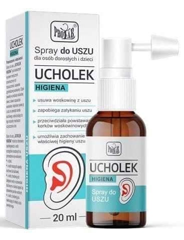 Ucholek Higiena ear spray 20ml UK