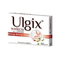 ULGIX Flatulence x 100 capsules, stomach fullness, intestinal gas, Simethicone UK