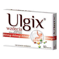 ULGIX Flatulence x 50 capsules, excessive flatulence, intestinal gas UK
