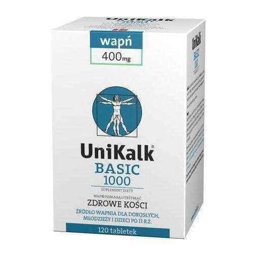 UNIKALK BASIC 1000 x 120 tablets 11+ osteoporosis treatment UK