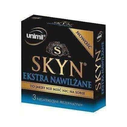 UNIMIL Skyn Extra Moist x 3 pieces, best condoms, condoms online UK