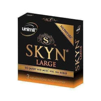UNIMIL Skyn Large x 3 pieces, non latex condoms UK