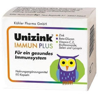 UNIZINK Immune Plus, beta glucan, lycopene, selenium UK