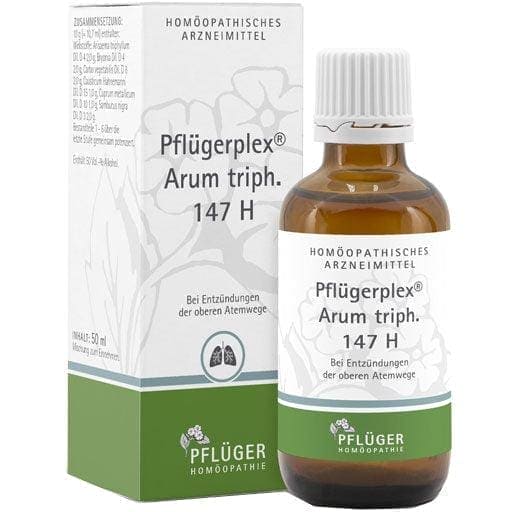 Upper respiratory tract infection, PFLÜGERPLEX Arum triph.147 H drops UK