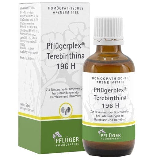 Urethra, chronic inflammation of the bladder, PFLUEGERPLEX Terebinthina 196 H drops UK