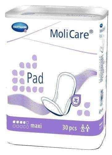 Urinary incontinence MoliCare Pad Maxi absorbent pads x 30 pieces UK