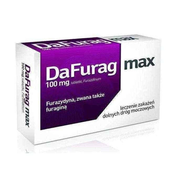 Urinary tract infection treatment | DaFurag Max 100mg x 15 tablets UK