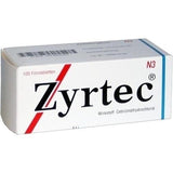 Urticaria, ZYRTEC film-coated tablets UK