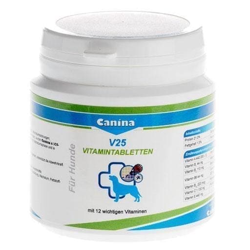 V 25 vitamin tablets vet. vitamins for dogs UK