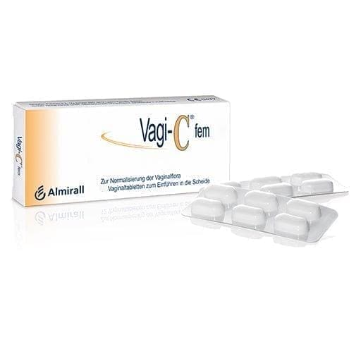 VAGI C Fem vaginal tablets, natural ph for vagina, vitamin C (ascorbic acid) UK