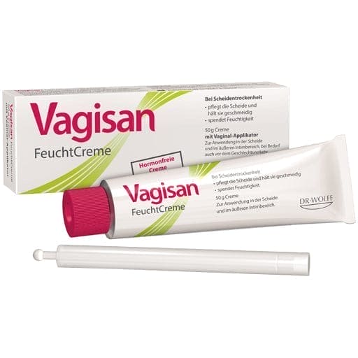 Vaginal dryness treatment, pain during sex, VAGISAN MoistCream with applicator UK