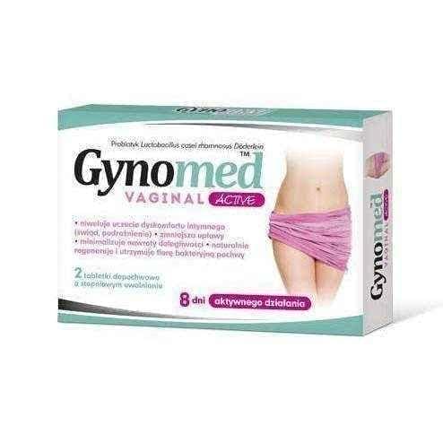 Vaginal Gynomed x 2 Active vaginal tablets UK