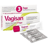 VAGISAN Myko Combi 3 days, clotrimazole, vaginal yeast infection women UK