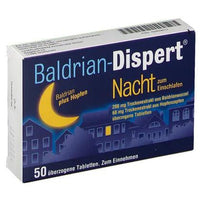 VALERIAN DISPERT Night to fall asleep via tablets UK