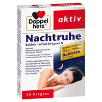 Valerian root extract, valerian root sleep, DOPPELHERZ night rest valerian sleep dragees N UK