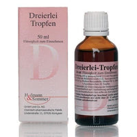 Valerian tincture, mint oil, THREE (dreierlei) drops UK