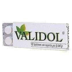 VALIDOL tablets 0.06 x 10 UK