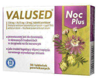 Valused Night Plus, valerian root, hop cones, passionflower herb UK