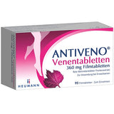 Varicose veins, ANTIVENO vein tablets 360 mg film-coated tablets UK