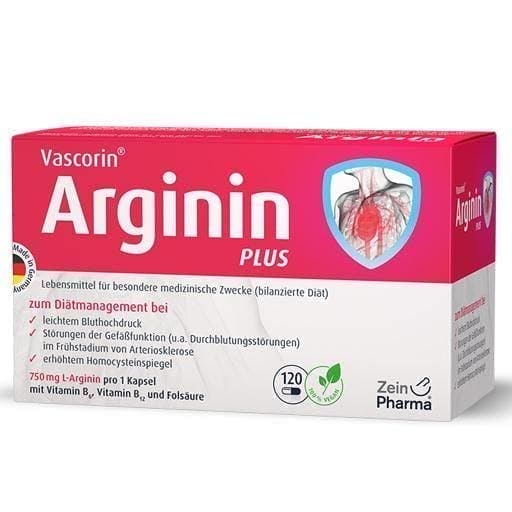 VASCORIN Arginine Plus capsules 120 pcs UK