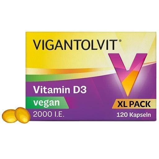 Vegan vitamin k2 and d3, vitamin d3 vegan, VIGANTOLVIT 2000 IU soft capsules UK