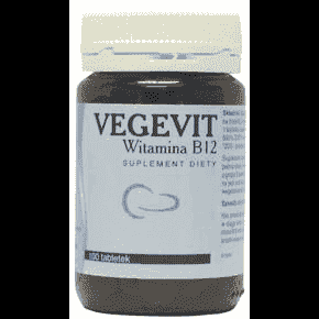 VEGEVIT Vitamin B12 x 100 tablets, b12 suplement UK