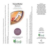 VEINS RESERVER balm, Horse chestnut, grape leaf, Camphor, menthol UK