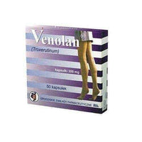 VENOLAN 0.3 x 50 capsules, leg ulcer treatment, varicose veins pain UK