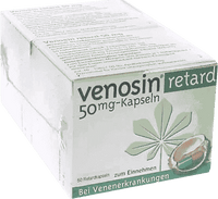 VENOSIN retard hard, horse chestnut, venous insufficiency UK