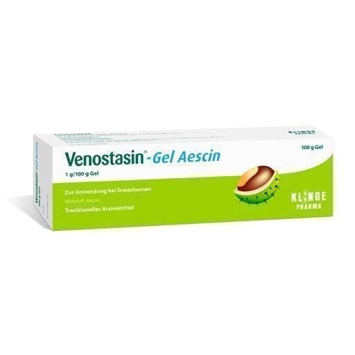 VENOSTASIN Gel Aescin, treatment of weak veins UK