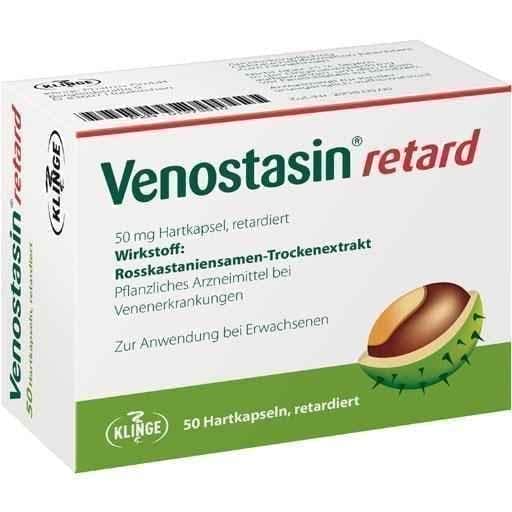 VENOSTASIN retard 50 mg hard capsule retarded 50 pcs UK