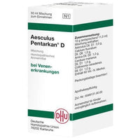 Venous diseases, Varicose veins, AESCULUS PENTARKAN D Mixture UK