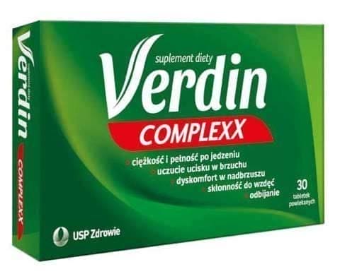 Verdin Complexx x 30 tablets, gi problems, stomach gas relief, gastric problems UK