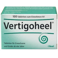 Vertigo, dizziness, dizzy, VERTIGOHEEL tablets UK