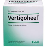 Vertigo, dizziness, treatment for vertigo, VERTIGOHEEL ampoules UK