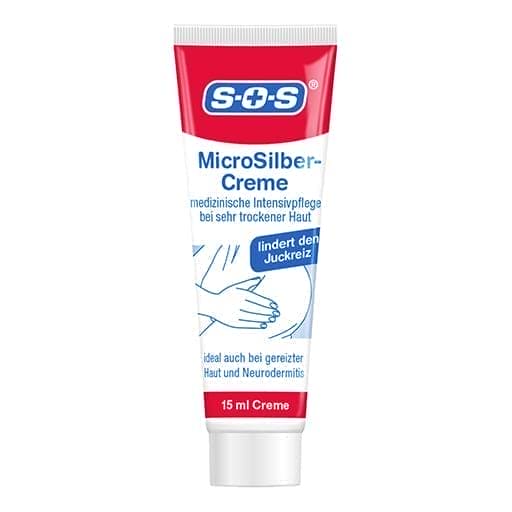 Very dry, irritated skin and neurodermatitis, SOS MICROSILVER cream UK