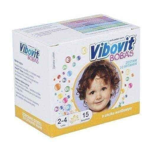 VIBOVIT Bobas, VIBOVIT Baby x 15 sachets, children's vitamins UK