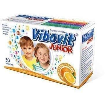 VIBOVIT Junior x 30 sachets - orange stimulate the immune system, support the work of the nervous system UK