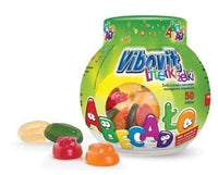 VIBOVIT (LIERKI) Letters, fruit jelly beans with vitamins x 50 pieces UK