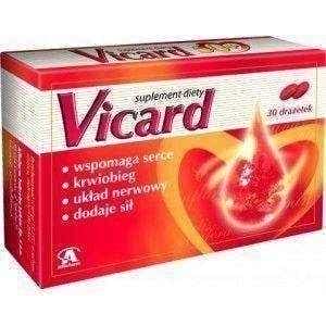Vicard dragees x 30, how to stop aging, circulatory system diseases UK
