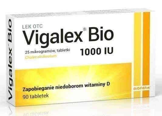 Vigalex Bio 1000 x 90 tablets cholecalciferol UK
