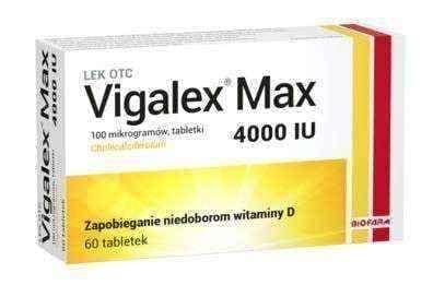 Vigalex Max 4000 x 60 tablets, cholecalciferol UK