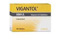 VIGANTOL 500 IU, vitamin D3, vitamin D deficiency UK