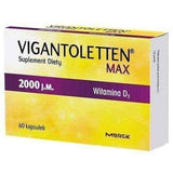 Vigantoletten Max 2000j.m. x 60 capsules vitamin D3 UK