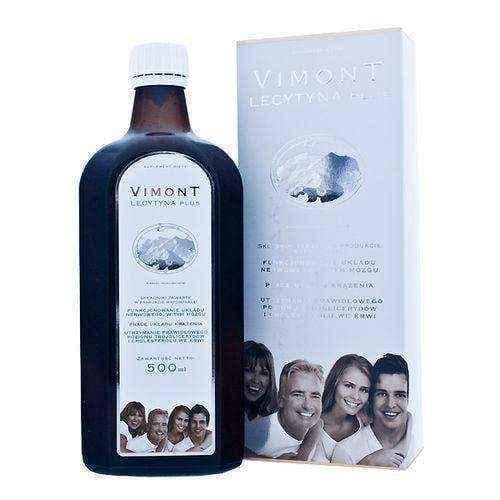 Vimont LECITHIN Plus liquid 500ml, choline supplement UK