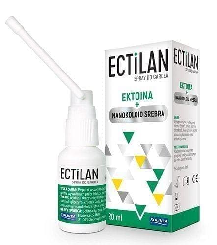 Viral pharyngitis treatment, Ectilan Throat ectoine spray UK