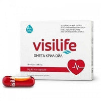 VISILIFE OMEGA KRIL OIL 30 capsules for cholesterol, blood and joints UK